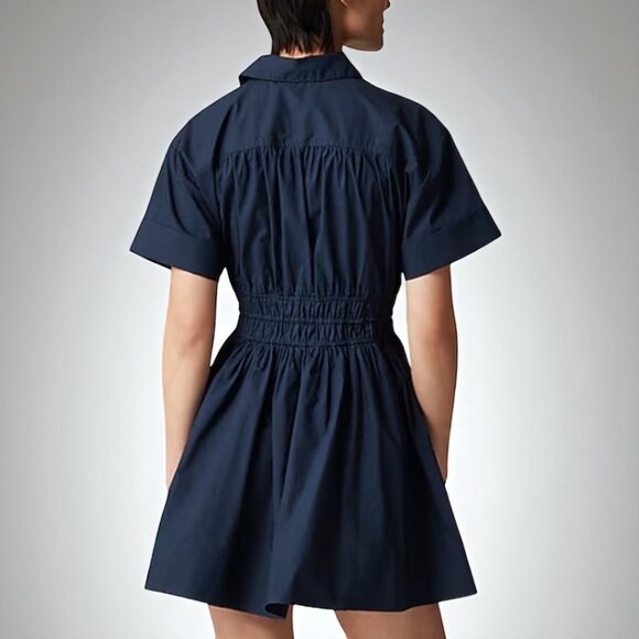J. Crew Elena mini shirtdress in cotton poplin Size 12 - Picture 2 of 11